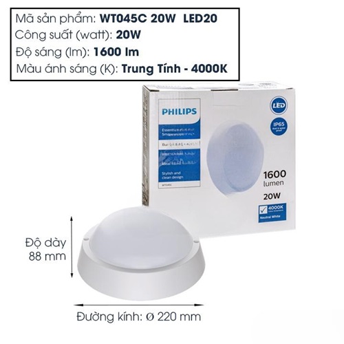 Đèn LED ốp trần Philips